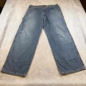 SilverTab Carpenter Jeans Wide Leg Mens W38 L32‎ Light Wash Denim Levi's Brand